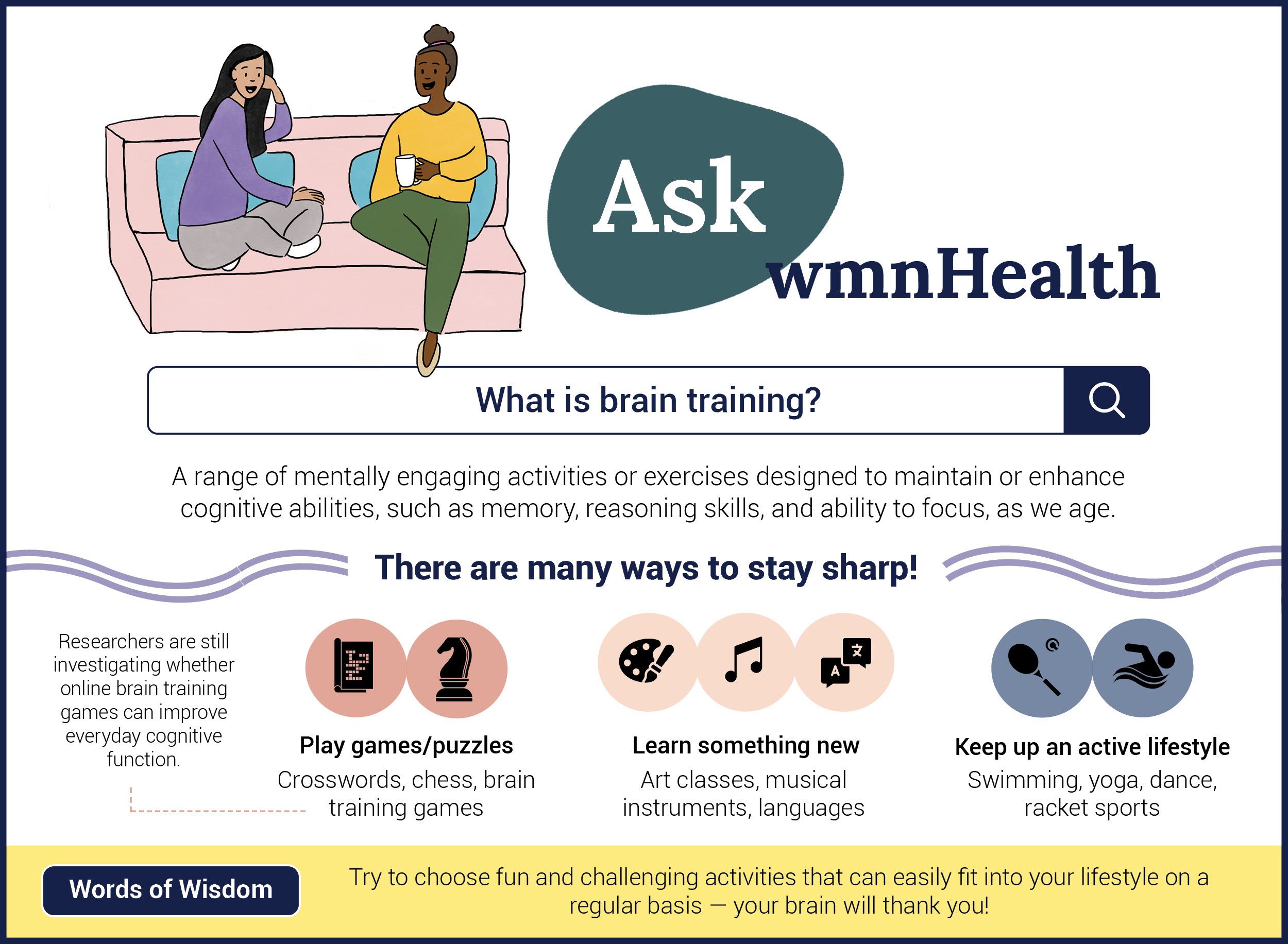 Ask wmnHealth: What is brain training?